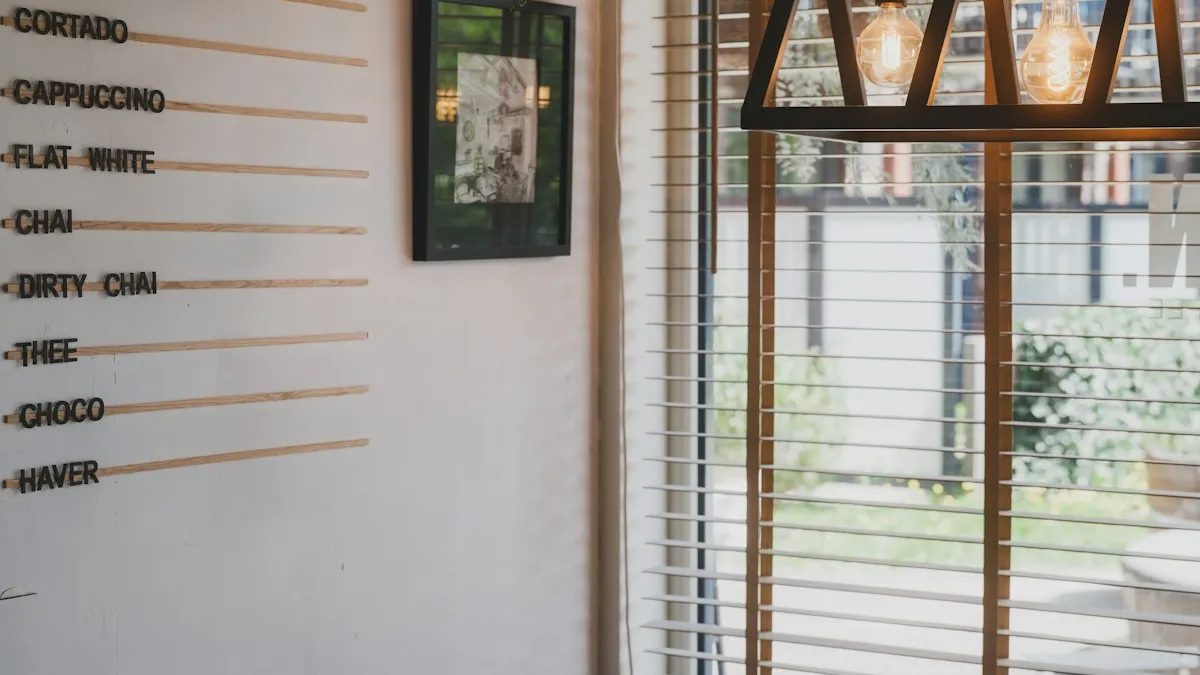 Cozy coffee shop interior in Prosper TX