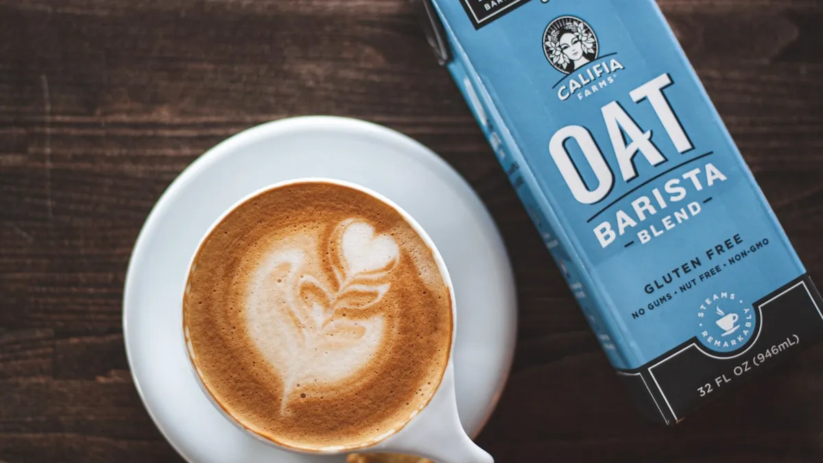 Specialty latte at Prosper TX coffee shop