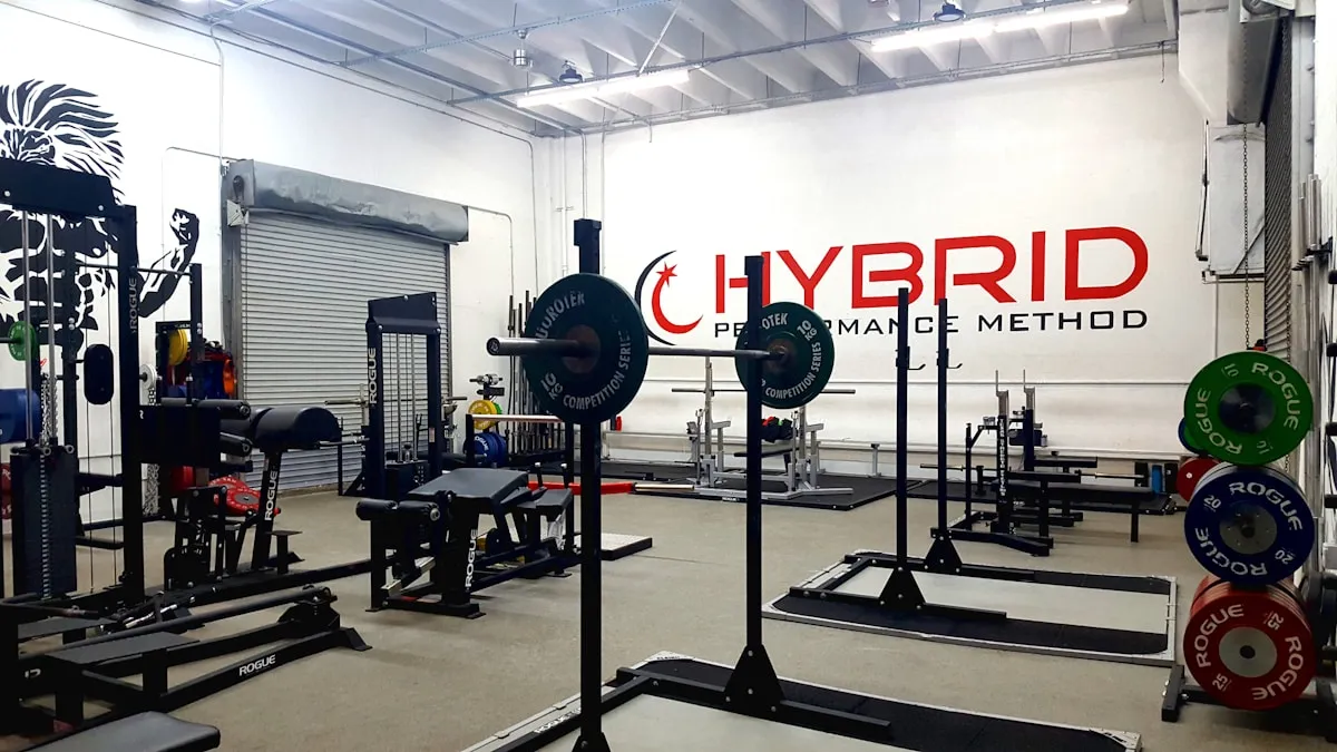 Gym equipment inside Prosper TX fitness center