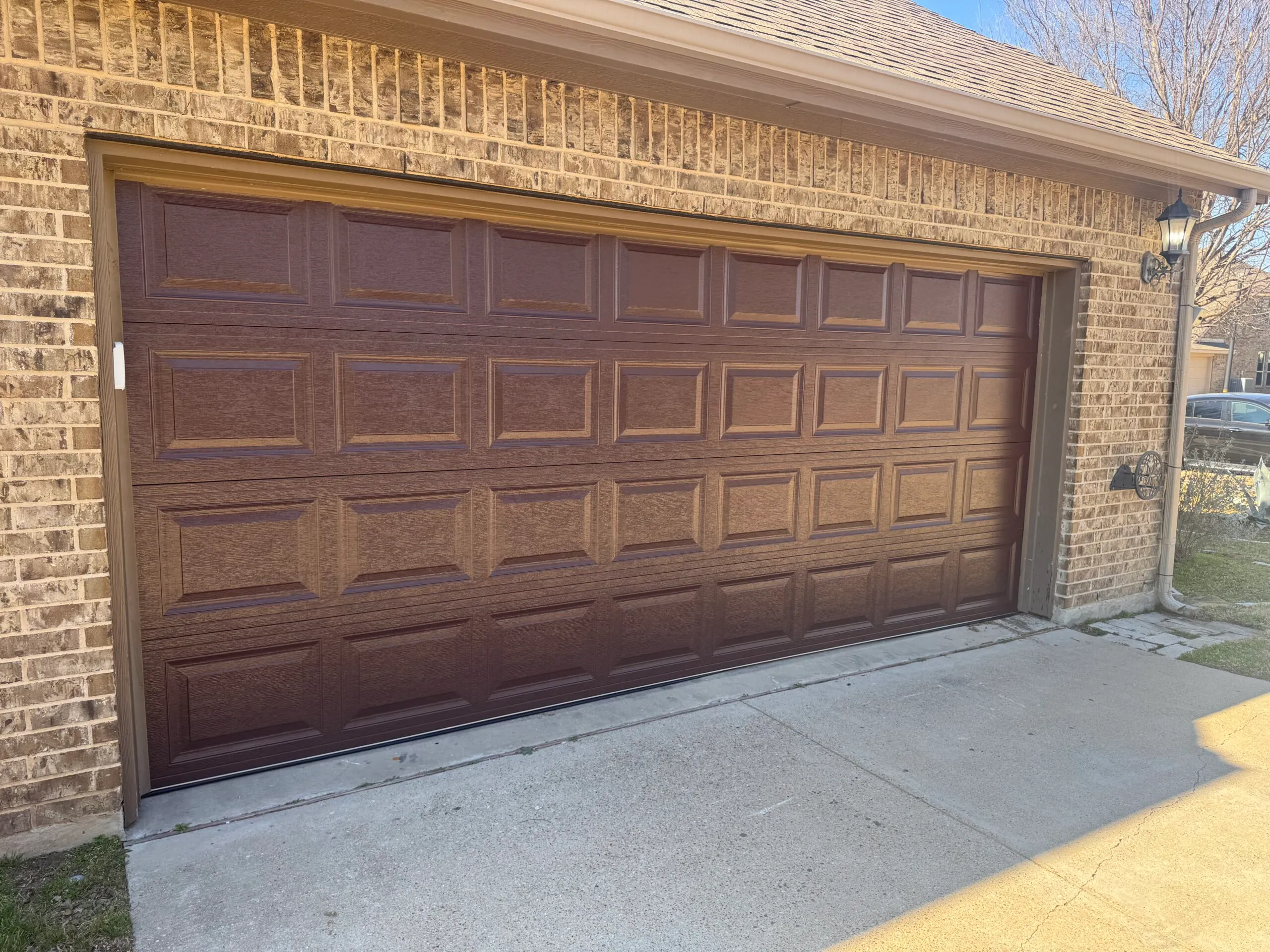 Residential garage door repair completed by Close Automatic Garage Door