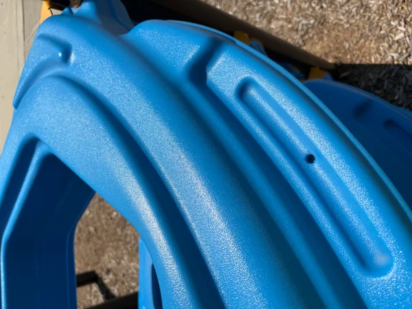 Playground climbing equipment after deep cleaning by The Playground Standard
